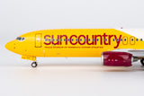 NG Models Sun Country Airlines "New Golden Gophers" Livery Boeing 737-800/w N809SY 1/200 Aircraft Scale Model