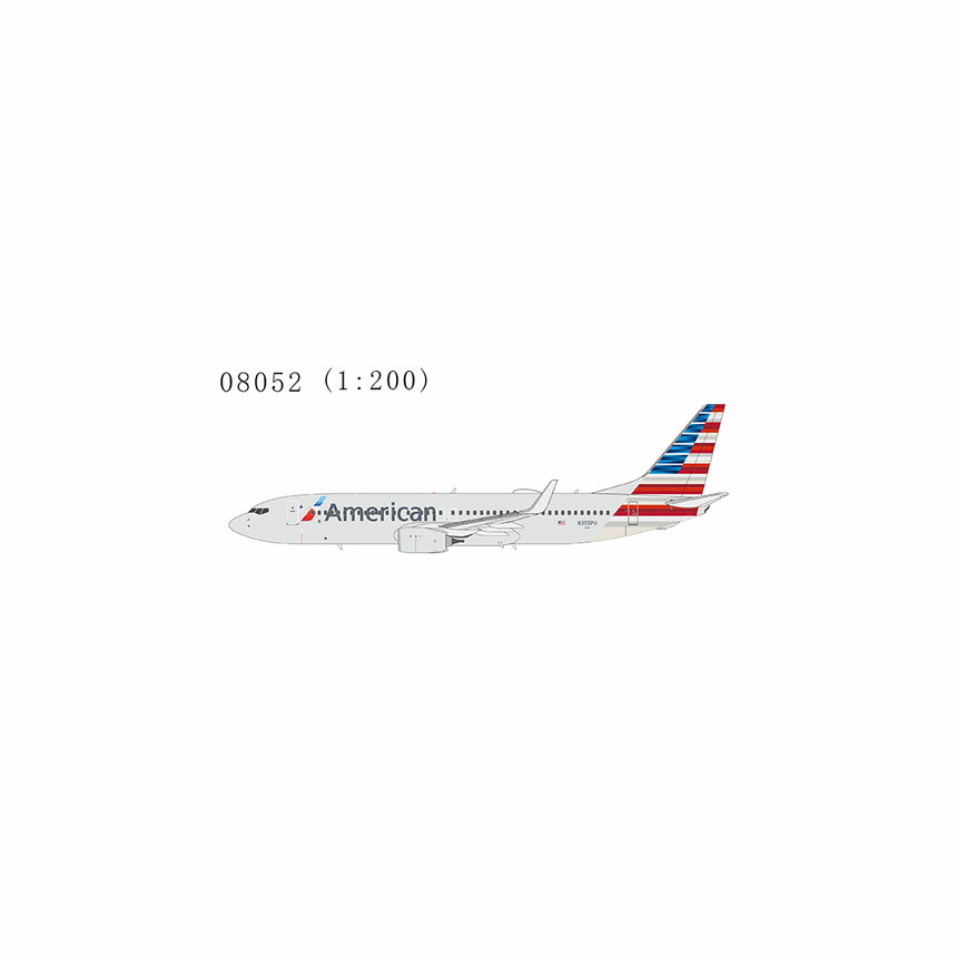 NG Models American Airlines Boeing 737-800/w N355PU 1/200 Aircraft Scale Model