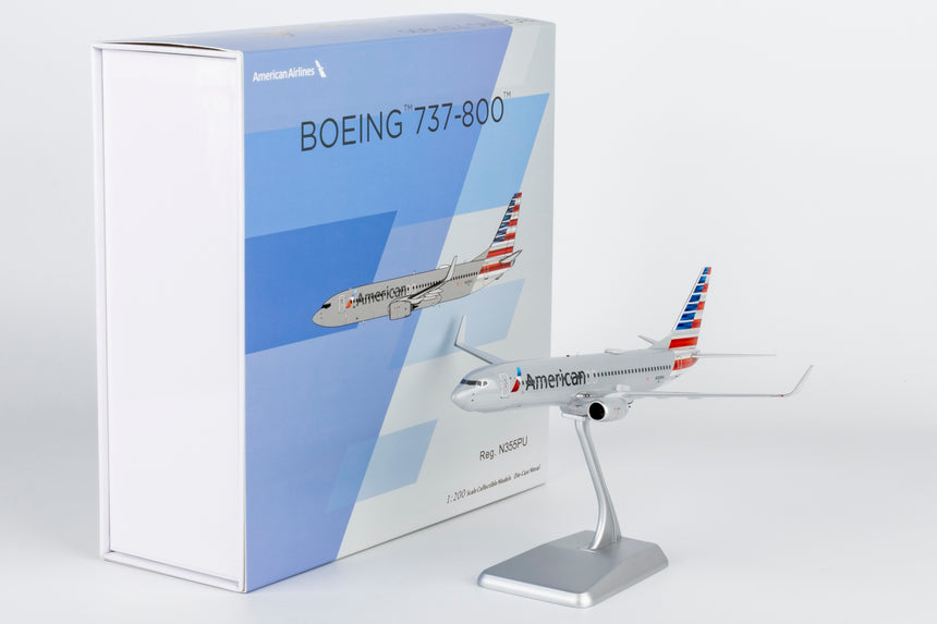 NG Models American Airlines Boeing 737-800/w N355PU 1/200 Aircraft Scale Model