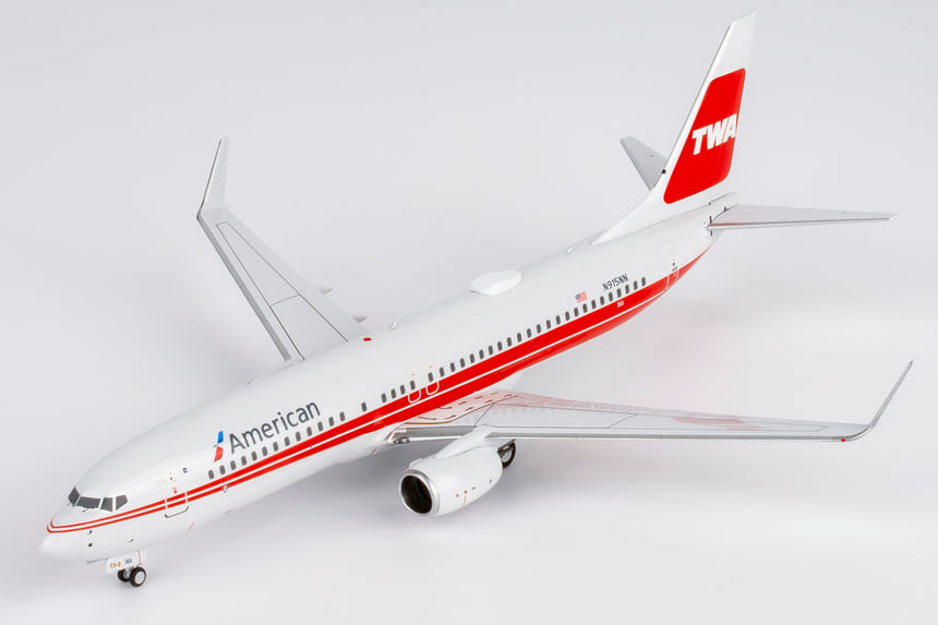 NG Models American Airlines "TWA Heritage" (Retro Special Livery) Boeing 737-800/w N915NN 1/200 Scale