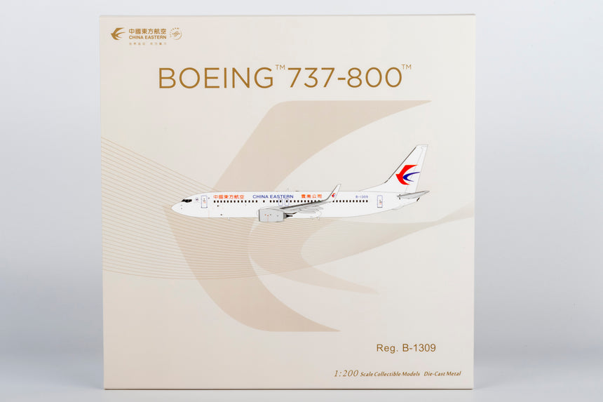 NG Models China Eastern Airlines Yunnan Branch Boeing 737-800/w B-1309 1/200 Aircraft Scale Model