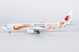 NG Models China Eastern Airlines "Orange Peacock" livery Boeing 737-800/w B-1788 1/200 Aircraft Scale Model