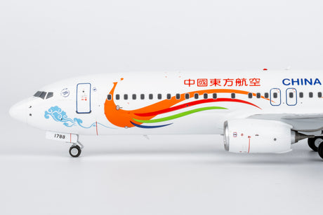 NG Models China Eastern Airlines "Orange Peacock" livery Boeing 737-800/w B-1788 1/200 Aircraft Scale Model