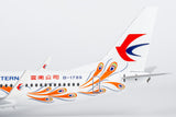 NG Models China Eastern Airlines "Orange Peacock" livery Boeing 737-800/w B-1789 1/200 Aircraft Scale Model