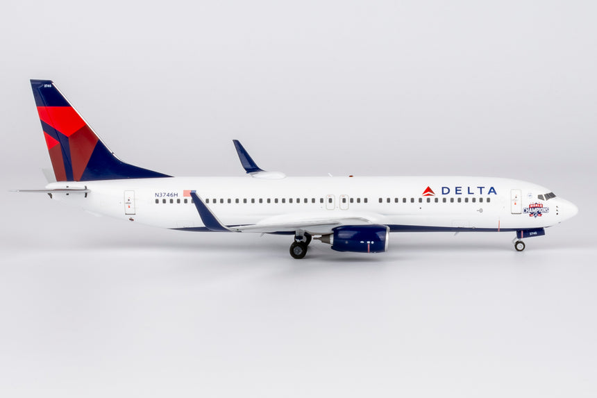 NG Models Delta Air Lines "Atlanta Braves' World Champions" Boeing 737-800/w N3746H 1/200 Scale
