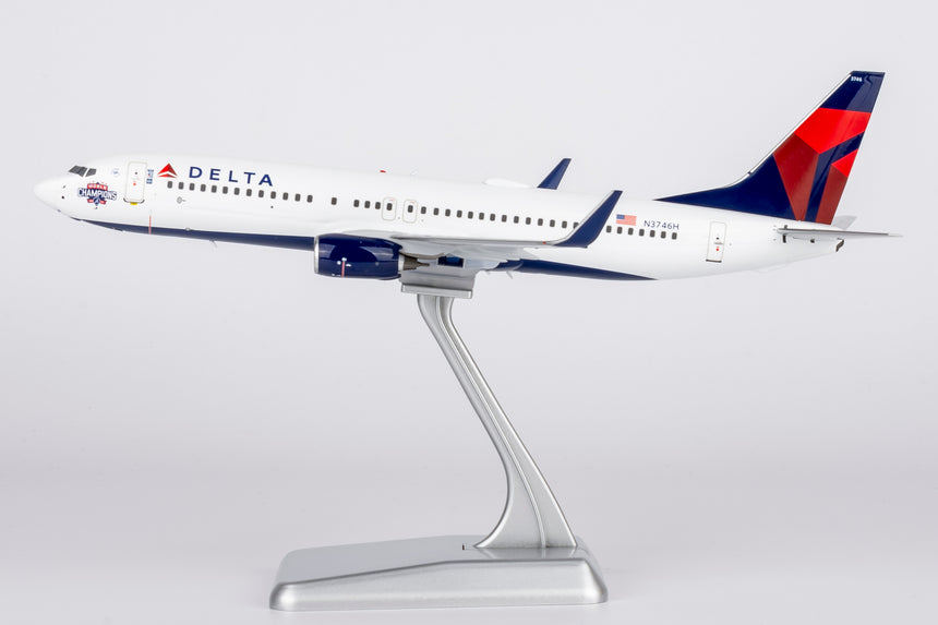 NG Models Delta Air Lines "Atlanta Braves' World Champions" Boeing 737-800/w N3746H 1/200 Scale