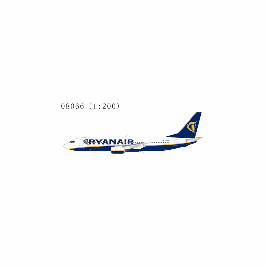 NG Models Ryanair Boeing 737-800 EI-DHF (old colours, without winglets) 1/200 Aircraft Scale Model