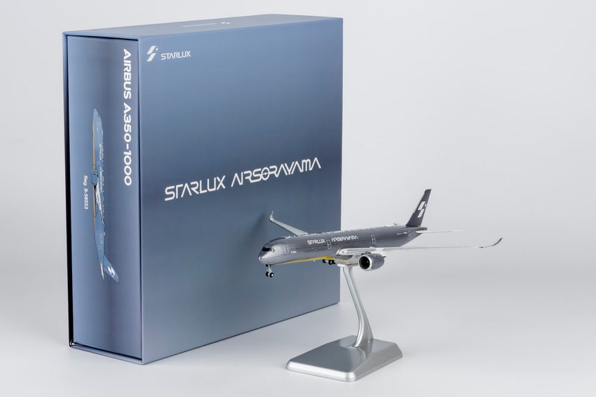 NG Models Starlux Airlines Airbus A350-1000 B-58553 (Airsorayama Silver) Ultimate 1/400 Aircraft Scale Model