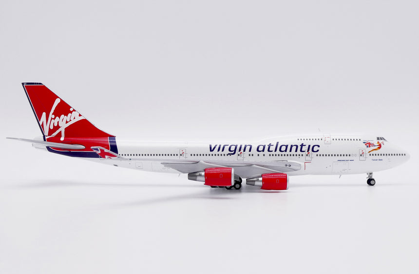 JC Wings Virgin Atlantic Boeing 747-400 (G-VHOT) "Tubular Belle" 1/400 Aircraft Scale Model