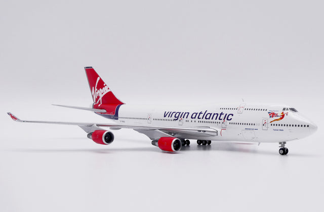 JC Wings Virgin Atlantic Boeing 747-400 (G-VHOT) "Tubular Belle" 1/400 Aircraft Scale Model