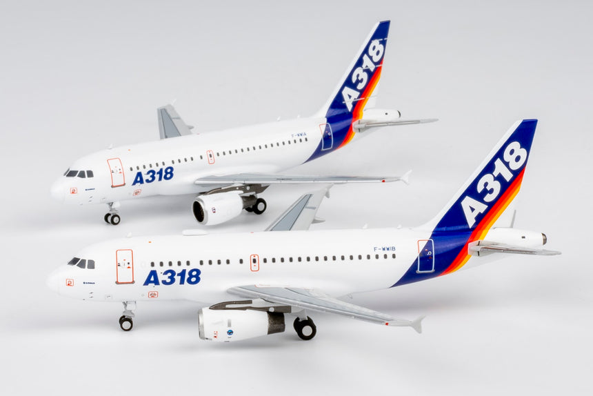 NG Models Airbus Industrie Airbus A318-100 F-WWIB old colors; PW6000 ENGINES 1/400 Aircraft Scale Model