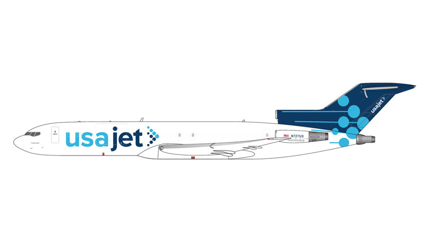 GeminiJets USA Jet Airlines Boeing B727-200F/ADV N727US 1/400 Aircraft Scale Model