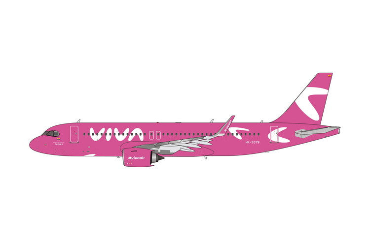 Phoenix Viva Air Airbus A320Neo Go Pink HK-5378 1/400