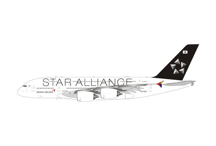 Phoenix Asiana "Star Alliance" Airbus A380 HL7645 1/400 Scale