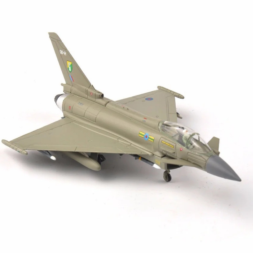 AMS Military RAF United Kingdom 2008 Eurofighter Typhoon F.2 1/100 Aircraft Scale Model