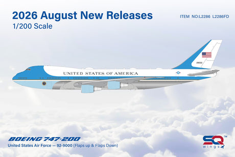 SQ Wings United States Air Force Boeing B747-200 92-9000