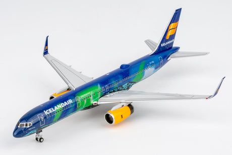 NG Models Icelandair Boeing 757-200/w TF-FIU Aurora (Northern Lights) Aircraft Scale Model