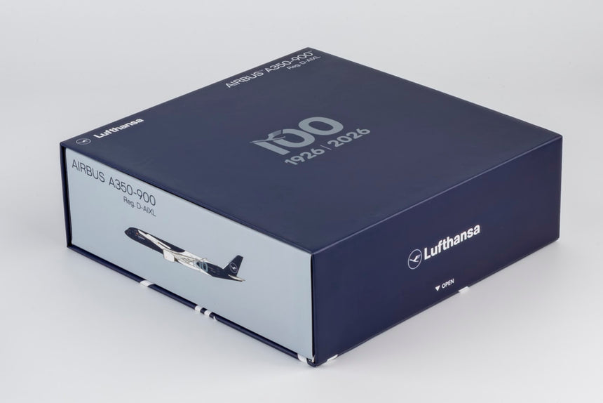 NG Models Lufthansa Airbus A350-900 D-AIXL (100 Years Anniversary) (ULTIMATE) 1/400 Aircraft Scale Model