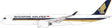 Aviation400 Singapore Airlines Airbus A350-900 9V-SJH (detachable gear) 1/400 Aircraft Scale Model