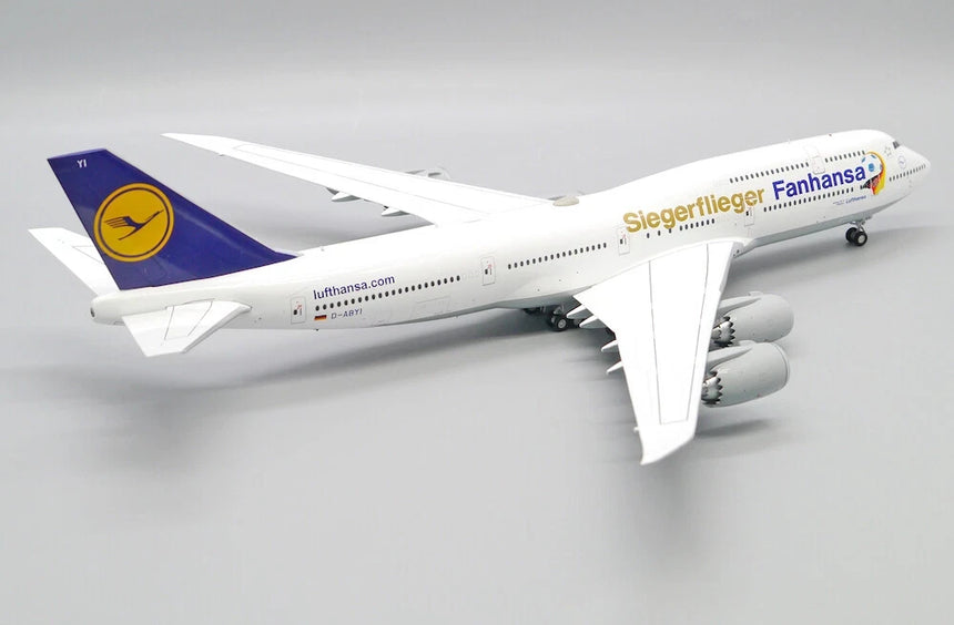 JC Wings Lufthansa Boeing 747-8i "Fanhansa" (D-ABYI) 1/200 Aircraft Scale Model