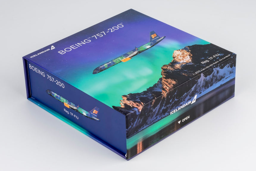 NG Models Icelandair Boeing B757-200/w A321 TF-FIU Aurora (Northern Lights); (Ultimate) 1/400 Aircraft Scale Model