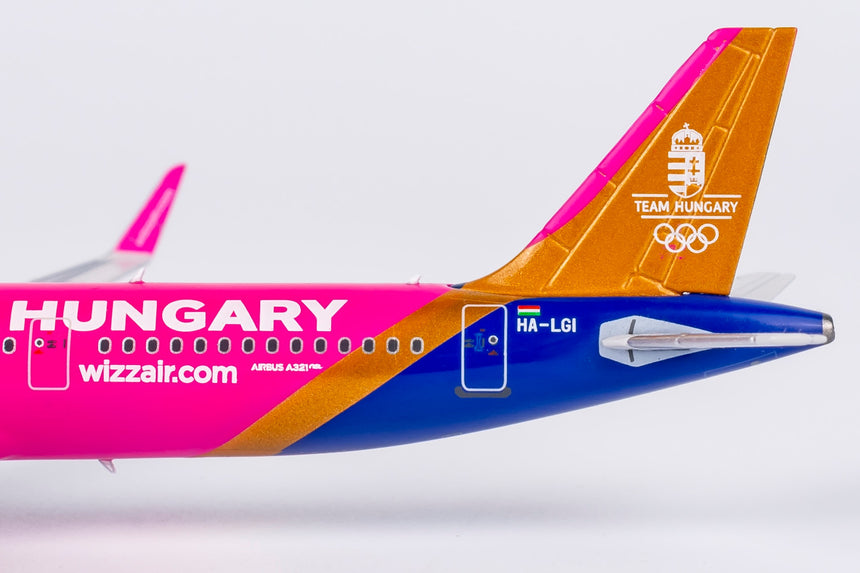 NG Models Wizz Air "Team Hungary" Airbus A321neo HA-LGI 1/400 Scale