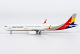 NG Models Asiana Airlines (new titles) Airbus A321-200/w HL8039 1/400 Aircraft Scale Model