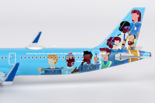 NG Models JetBlue Airways (Blueunity) Airbus A321-200/w N970JB 1/400 Aircraft Scale Model