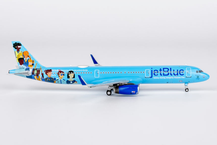 NG Models JetBlue Airways (Blueunity) Airbus A321-200/w N970JB 1/400 Scale