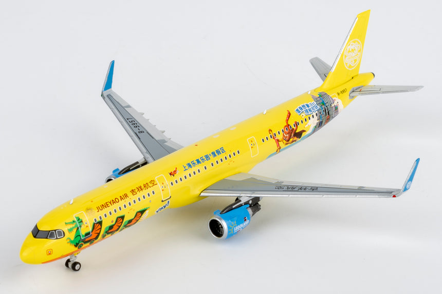 NG Models Juneyao Airlines Airbus A321-200/w B-9957 1/400 Aircraft Scale Model