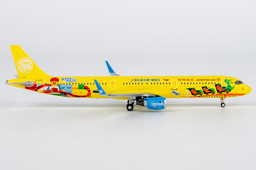 NG Models Juneyao Airlines Airbus A321-200/w B-9957 1/400 Aircraft Scale Model