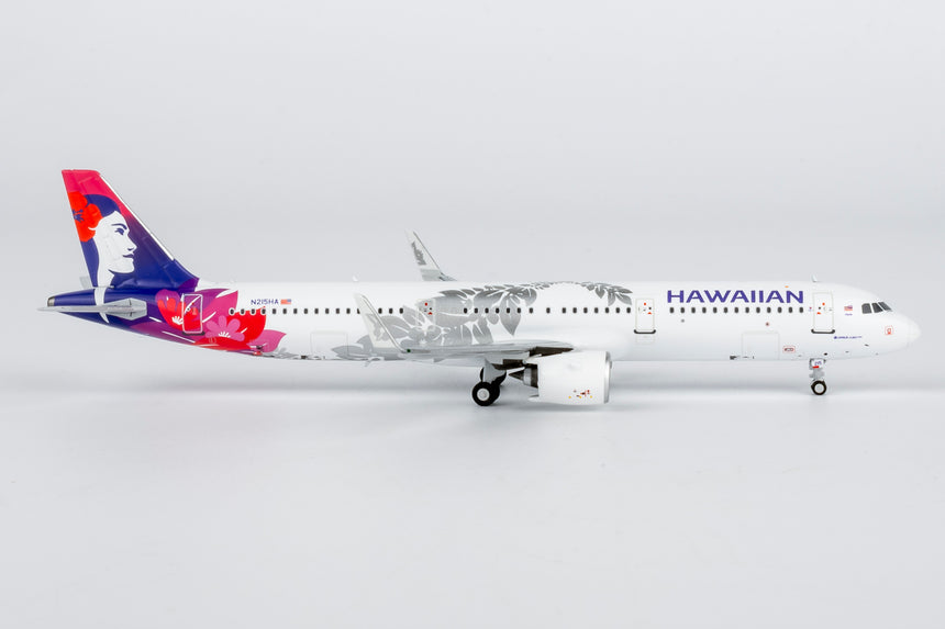 NG Models Hawaiian Airlines Airbus A321neo N215HA 1/400 Aircraft Scale Model