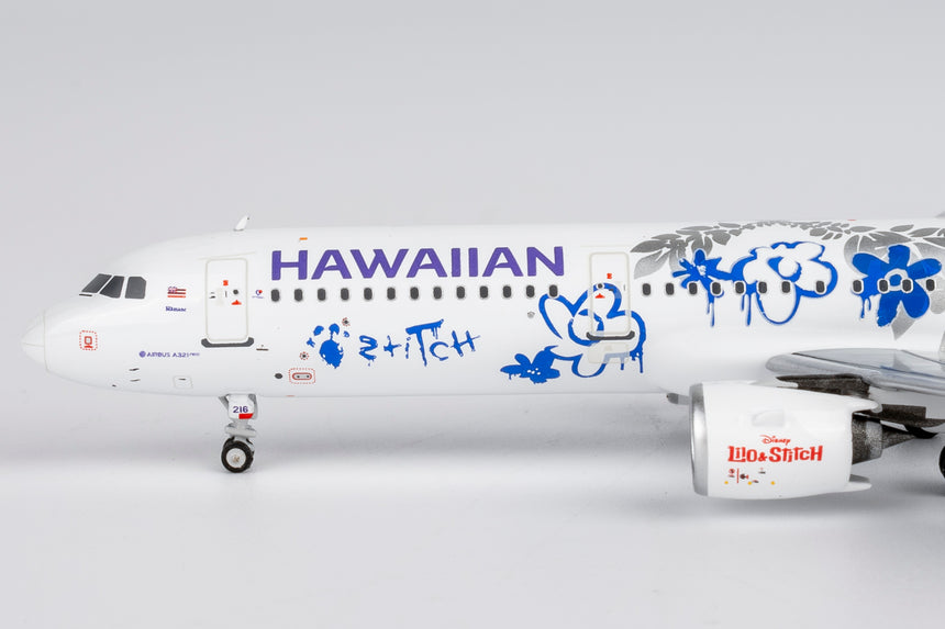 NG Models Hawaiian Airlines Airbus A321neo N216HA 1/400 Aircraft Scale Model