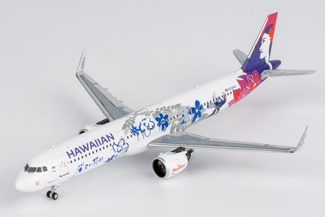 NG Models Hawaiian Airlines Airbus A321neo N216HA 1/400 Aircraft Scale Model