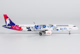 NG Models Hawaiian Airlines Airbus A321neo N216HA 1/400 Aircraft Scale Model