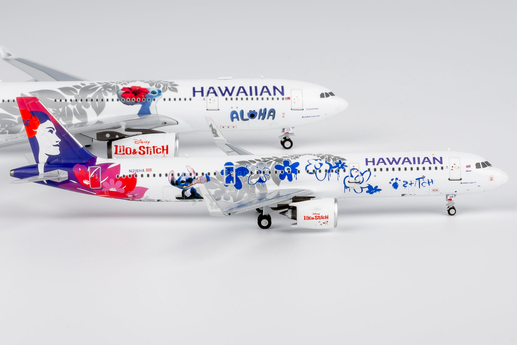 NG Models Hawaiian Airlines Airbus A330-200 N378HA 1/400 Aircraft