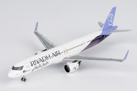 NG Models Riyadh Air (former XLR prototype painted in "Riyadh Air" livery for the upcoming Paris Air Show) Airbus A321XLR F-WWBZ 1/400 Aircraft Scale Model