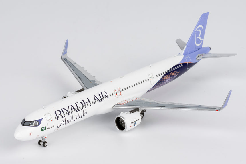 NG Models Riyadh Air (former XLR prototype painted in "Riyadh Air" livery for the upcoming Paris Air Show) Airbus A321XLR F-WWBZ 1/400 Aircraft Scale Model