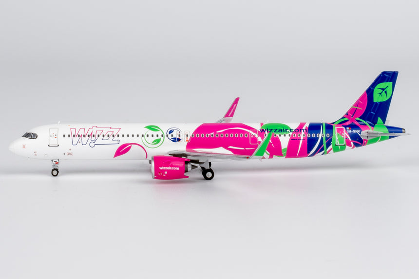 NG Models Wizz Air Malta "Fly the Greenest" Airbus A321neo 9H-WNM 1/400 Aircraft Scale Model