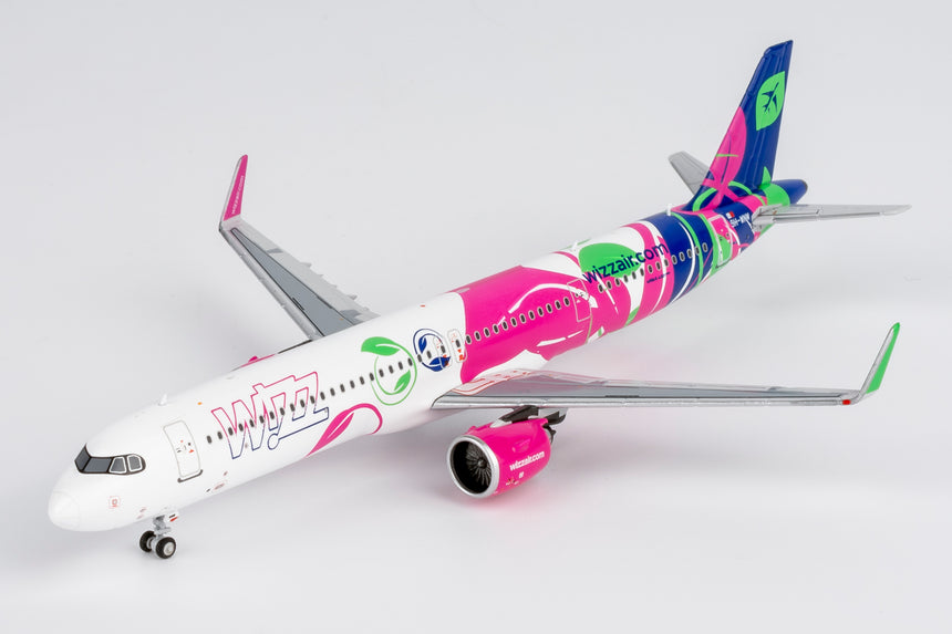 NG Models Wizz Air Malta "Fly the Greenest" Airbus A321neo 9H-WNM 1/400 Aircraft Scale Model