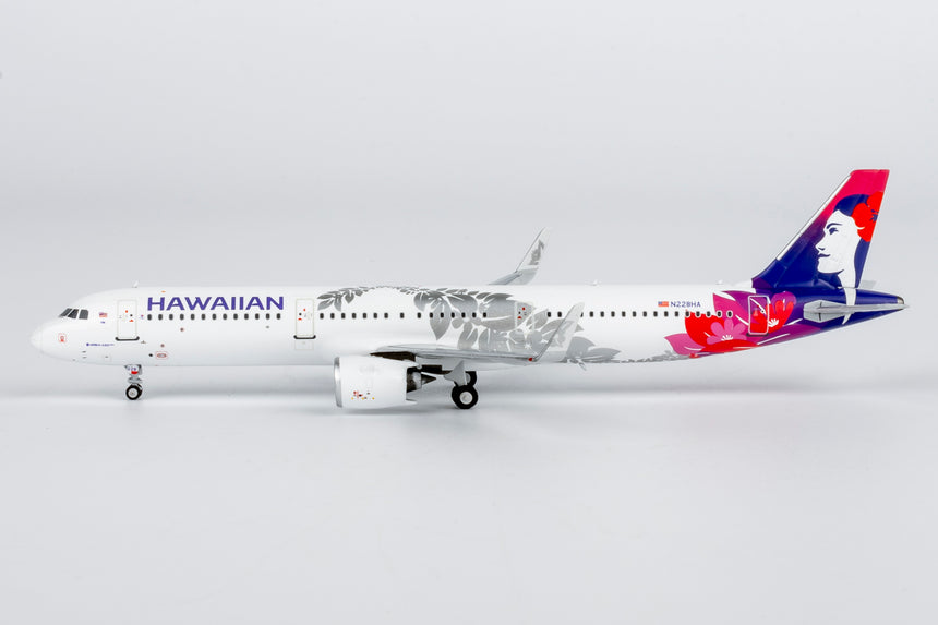 NG Models Hawaiian Airlines Airbus A321neo N228HA 1/400 Aircraft Scale Model