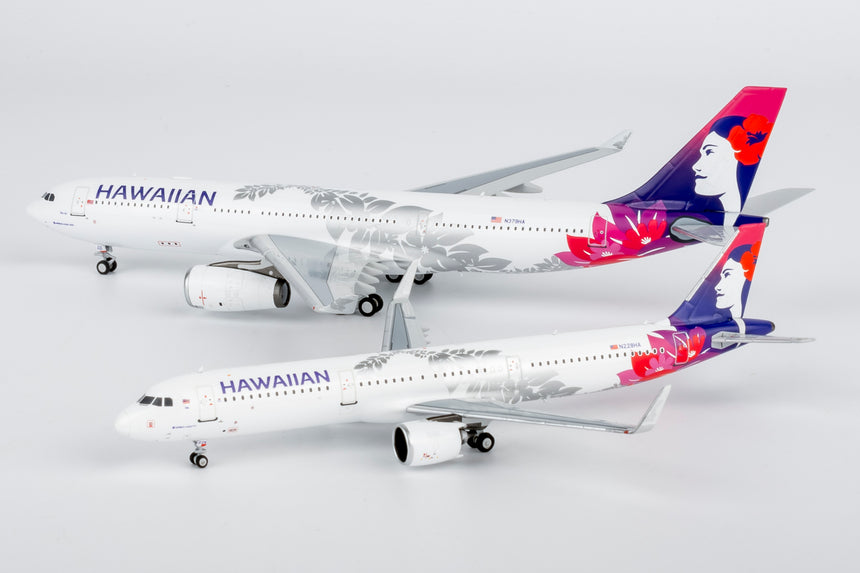 NG Models Hawaiian Airlines Airbus A330-200 N379HA 1/400 Aircraft Scale Model