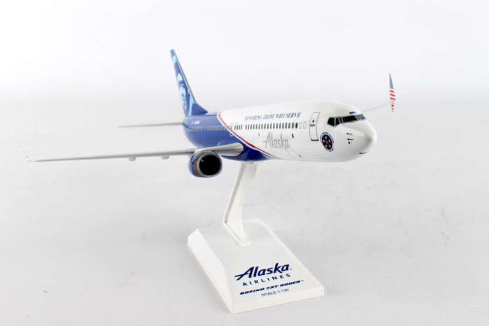 SkyMarks Alaska Airlines Boeing 737-900 Veterans 1/130 Scale