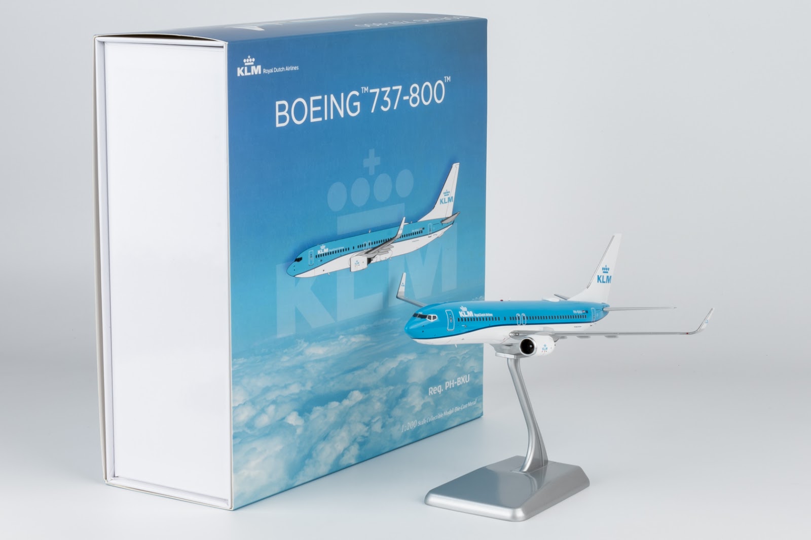 NG Models KLM Royal Dutch Airlines Boeing 737-800 PH-BXU (new