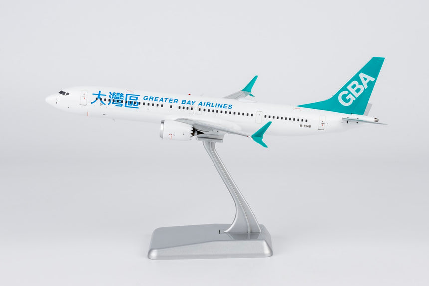 NG Models Greater Bay Airlines Boeing 737 MAX 9 B-KWB 1/200 Aircraft Scale Model