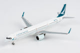 NG Models Cathay Pacific Airways Airbus A321neo B-HPE ("80 Years Together" sticker) 1/400 Aircraft Scale Model