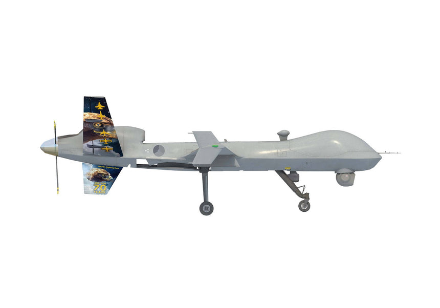 Herpa Royal Netherlands Air Force MQ-9A Reaper Block 5 306 Squadron 1/72 Aircraft Scale Model