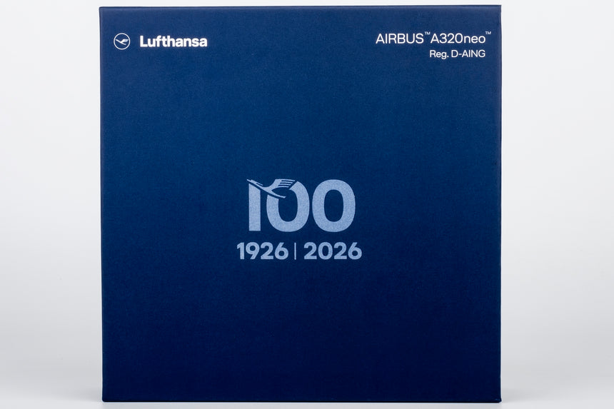 NG Models Lufthansa Airbus A320neo D-AING "100 Years Anniversary" (Ultimate) 1/400 Aircraft Scale Model