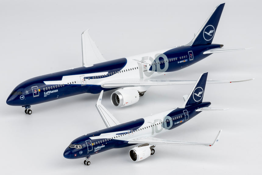 NG Models Lufthansa Airbus A320neo D-AING "100 Years Anniversary" (Ultimate) 1/400 Aircraft Scale Model