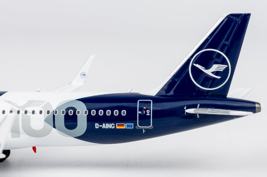 NG Models Lufthansa Airbus A320neo D-AING "100 Years Anniversary" 1/400 Aircraft Scale Model